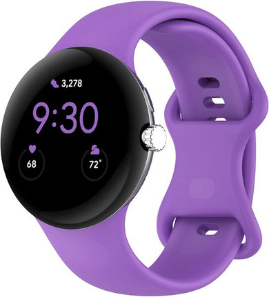 Google Pixel Watch      Silicone Strap   Purple