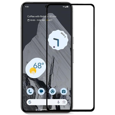 Google Pixel 8a         Tempered Glass Screen Protector Black