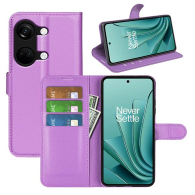 Oneplus Nord 3      Pu Wallet Case    [Purple]