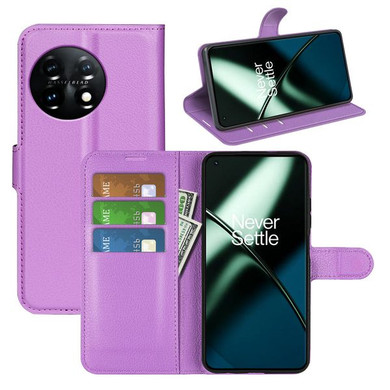 Oneplus 11      Pu Wallet Case    [Purple]