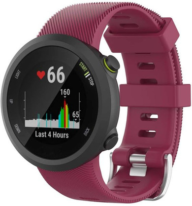 Garmin Forerunner 45      Silicone Strap   Maroon