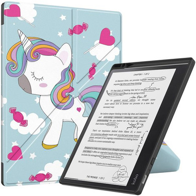 Kobo Elipsa 2E  Origami Case   Unicorn