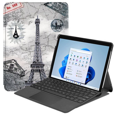 Microsoft Surface Pro 8    Designer Multiple Angle Case      EiffelTower