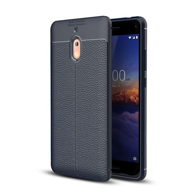 Nokia 2.1 Leather Texture Case Navy