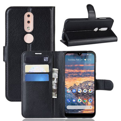 Nokia 4.2      Pu Wallet Case    [Black]