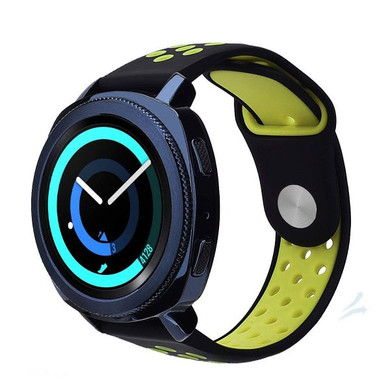 Samsung Gear S2 Classic      Silicone Strap   Black/Volt