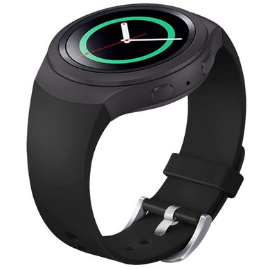 Samsung Gear S2      Silicone Strap   Black