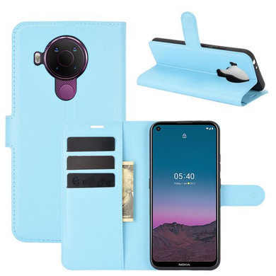 Nokia 5.4      Pu Wallet Case    [Lightblue]