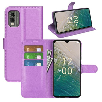 Nokia C32      Pu Wallet Case    [Purple]