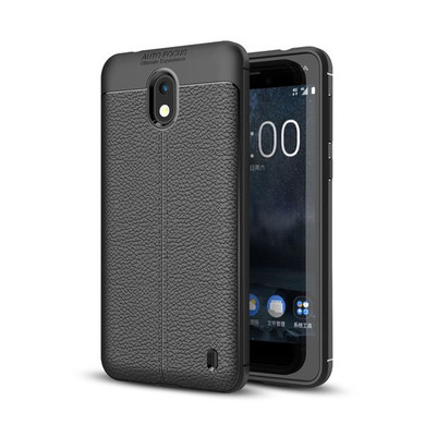 Nokia 2 Leather Texture Case Black