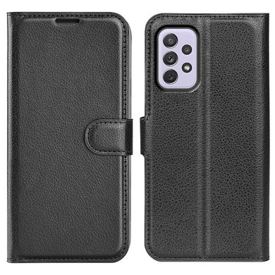 Samsung Galaxy A73 5G      Pu Wallet Case    [Black]
