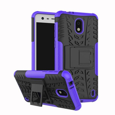 Nokia 2 Heavy Duty Case Purple