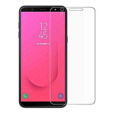 Samsung   Galaxy J8 2018         Clear Tempered Glass Screen Protector