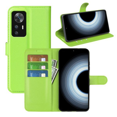 Xiaomi 12T      Pu Wallet Case    [Green]