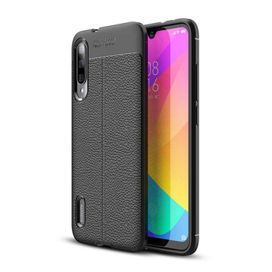 Xiaomi Mi A3 Leather Texture Case Black