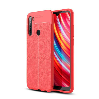 Xiaomi Redmi Note 8T Leather Texture Case Red