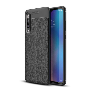 Xiaomi Mi 9 Leather Texture Case Black