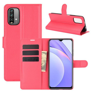 Xiaomi Redmi 9T      Pu Wallet Case    [Red]
