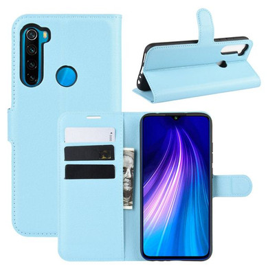 Xiaomi Redmi Note 8T      Pu Wallet Case    [Lightblue]