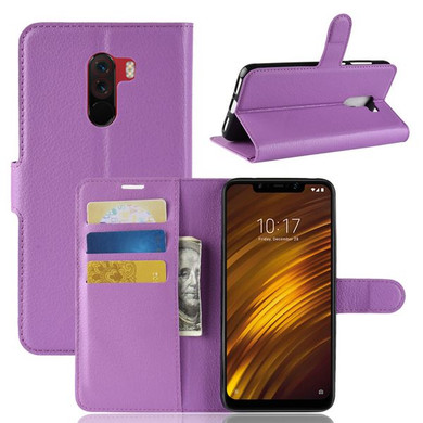 Xiaomi Pocophone F1      Pu Wallet Case    [Purple]