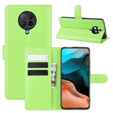 Xiaomi Poco F2 Pro      Pu Wallet Case    [Green]