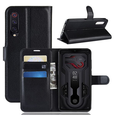Xiaomi Mi 9      Pu Wallet Case    [Black]