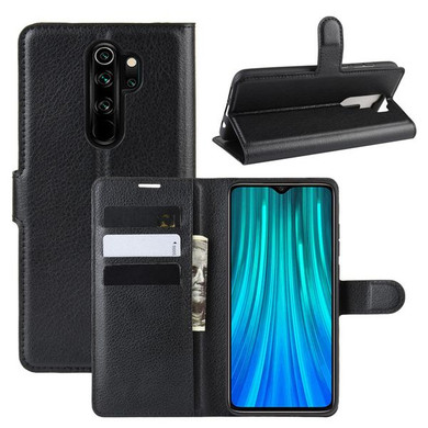 Xiaomi Redmi Note 8 Pro      Pu Wallet Case    [Black]