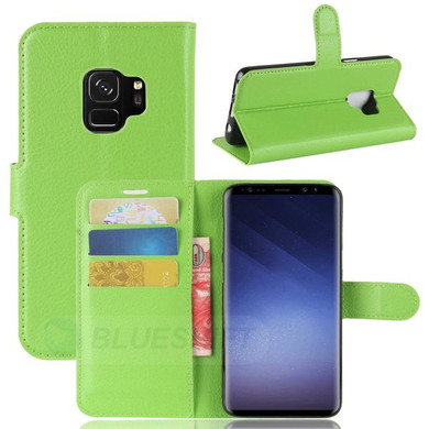 Galaxy S9      Pu Wallet Case    [Green]