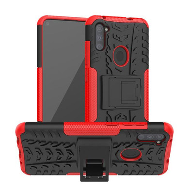 Samsung Galaxy A11      Heavy Duty Case    Red
