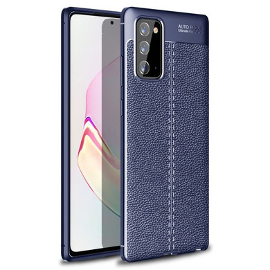Samsung Galaxy Note 20      Leather Texture Case    Navy