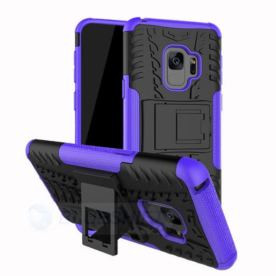 Samsung Galaxy S9      Heavy Duty Case    Purple