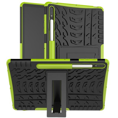 Samsung Galaxy Tab S7+ T970    Heavy Duty Case    Green