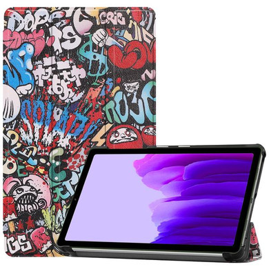 Samsung Galaxy Tab A7 Lite 8.7" 2021 T220    Designer Tri-Fold Case      Graffiti