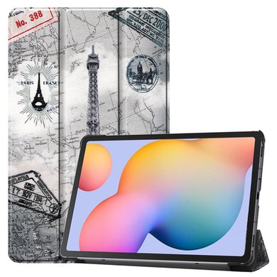 Samsung Galaxy Tab S6 Lite P610    Designer Tri-Fold Case      EiffelTower