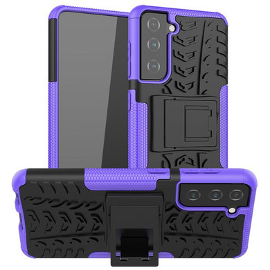 Samsung Galaxy S21      Heavy Duty Case    Purple