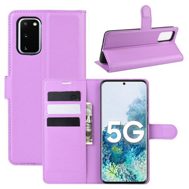 Galaxy S20 Fe      Pu Wallet Case    [Purple]