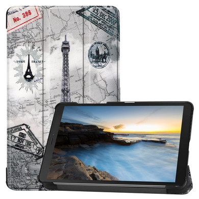 Samsung Galaxy Tab A 8.0 2019 T290    Designer Tri-Fold Case      EiffelTower