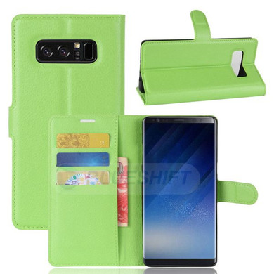 Galaxy Note 8      Pu Wallet Case    [Green]