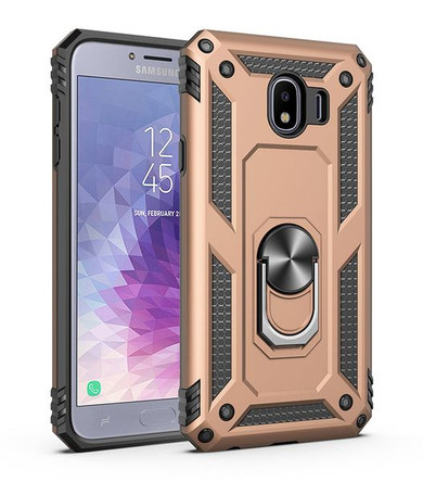 Samsung Galaxy J4      Military Armour Case    Gold