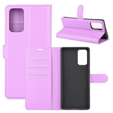 Galaxy Note 20      Pu Wallet Case    [Purple]