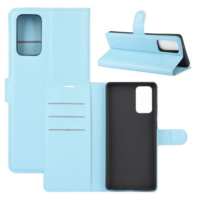 Galaxy Note 20      Pu Wallet Case    [Lightblue]