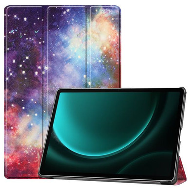Samsung Galaxy Tab S9FE+ X610    Designer Tri-Fold Case      Galaxy