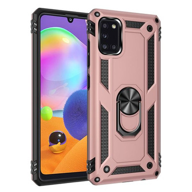 Samsung Galaxy A31      Military Armour Case    RoseGold