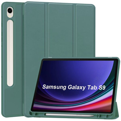 Samsung Galaxy Tab S9 X710    Tri-Fold PU Case    Teal