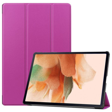 Samsung Galaxy Tab S8+ X800    Tri-Fold PU Case    Purple