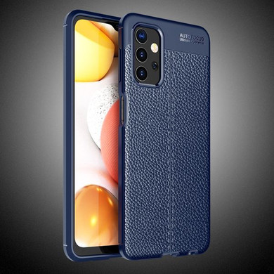 Samsung Galaxy A32 5G      Leather Texture Case    Navy