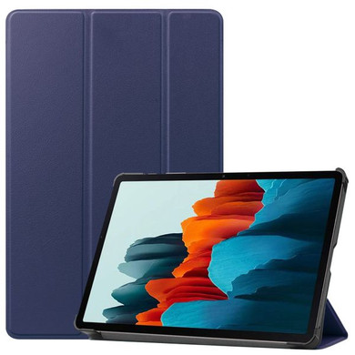 Samsung Galaxy Tab S8 X700    Tri-Fold PU Case    Navy