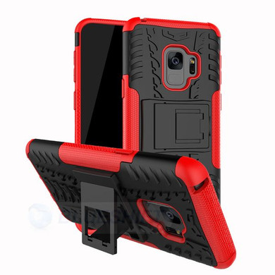 Samsung Galaxy S9      Heavy Duty Case    Red