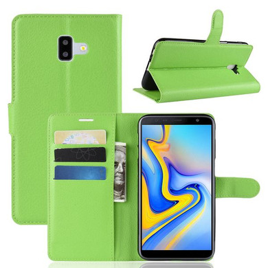 Galaxy J6Plus/J6+      Pu Wallet Case    [Green]