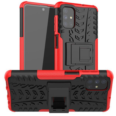 Samsung Galaxy M51      Heavy Duty Case    Red